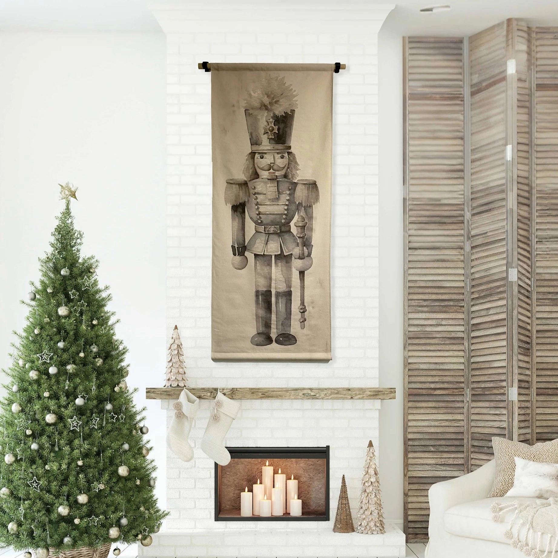 Nutcracker Vertical Canvas Scroll 