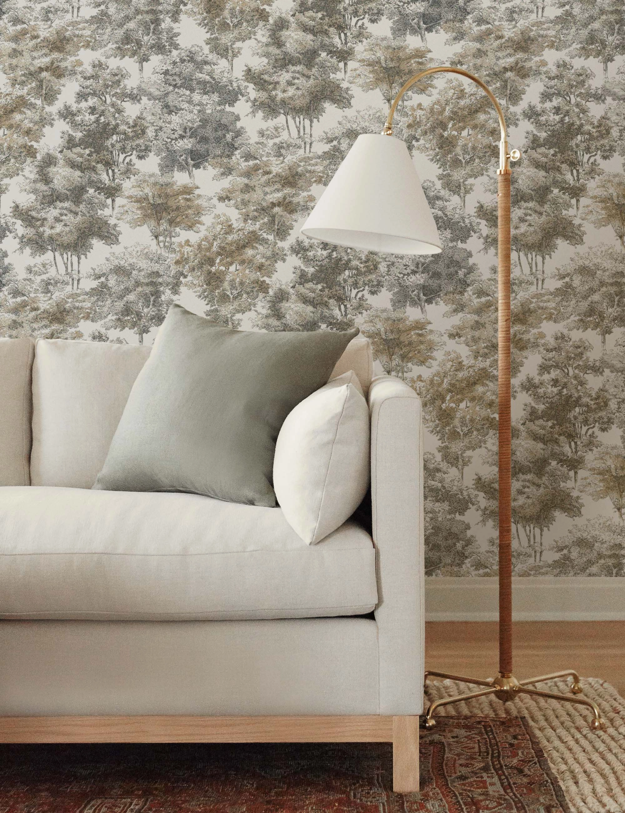 Old World Trees Peel   Stick Wallpaper