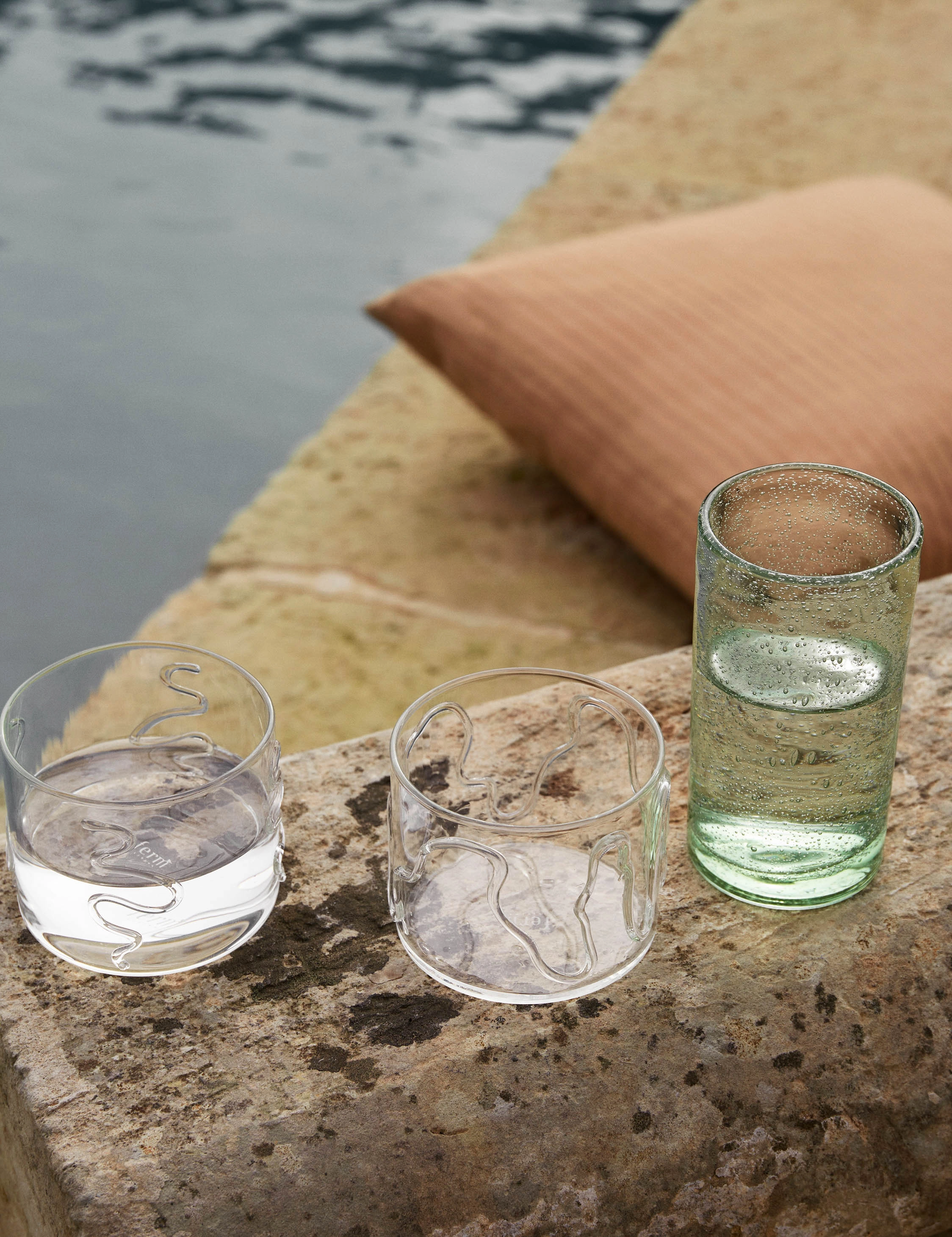 Oli Water Glass by Ferm Living