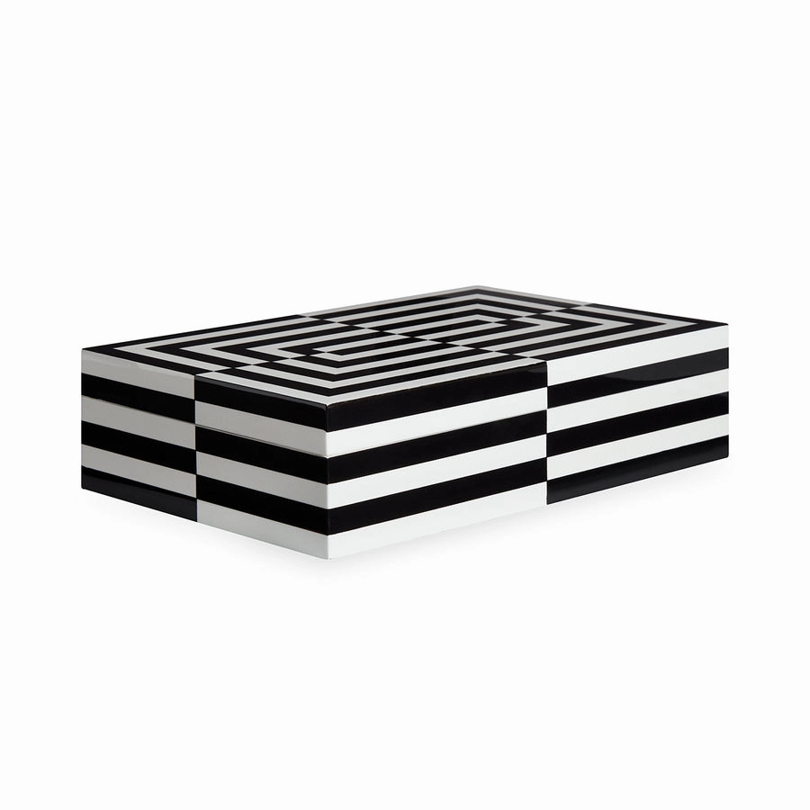 Op Art - Lacquer Box Large 