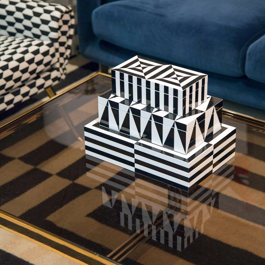 Op Art - Lacquer Box Large