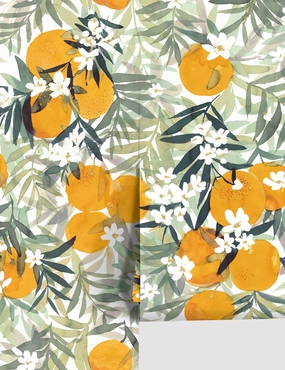 Orange Blossom Peel   Stick Wallpaper 