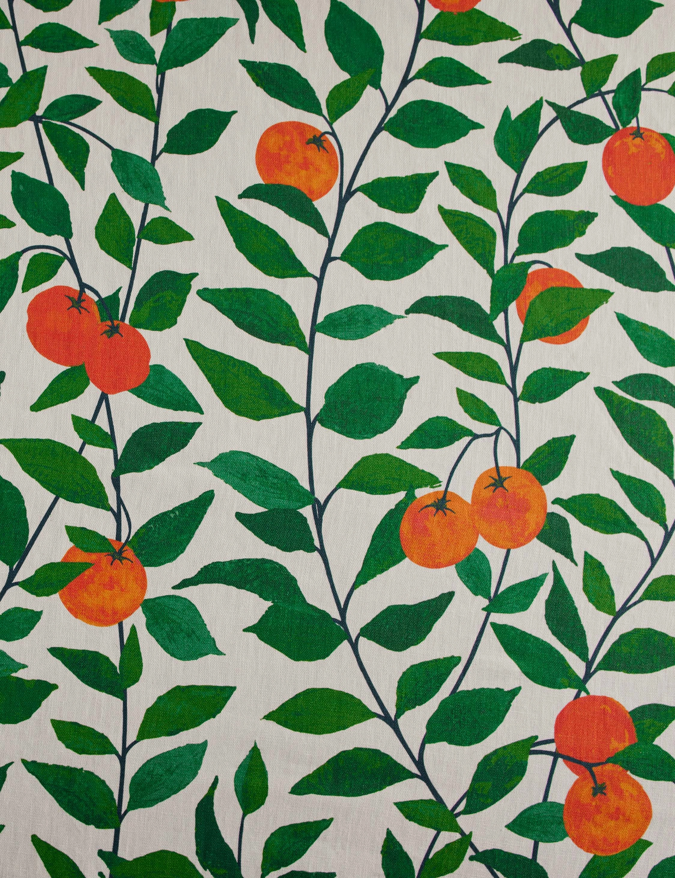 Orange Crush Natural on Linen by Nathan Turner