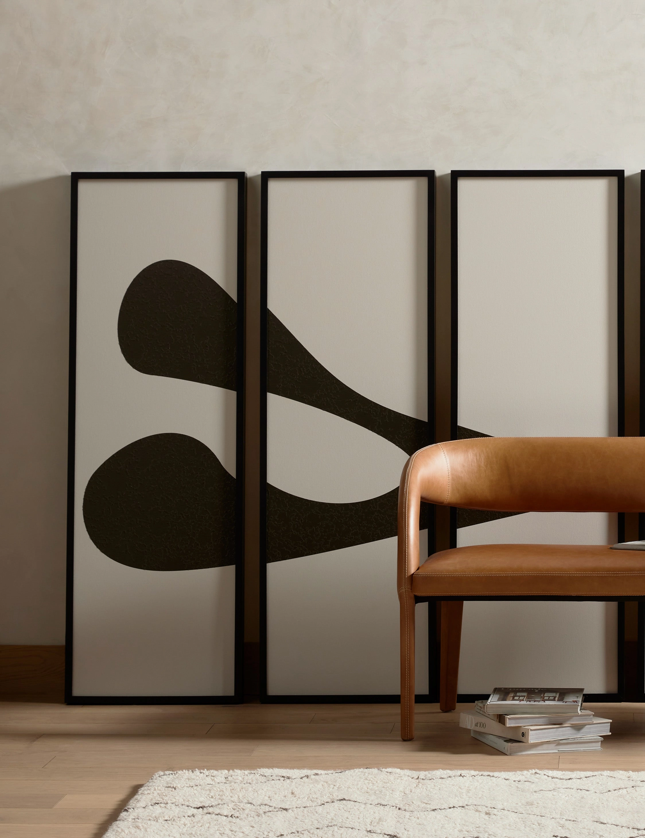 Organic Shape I Wall Art (Set of 5) by FHAS Inhouse