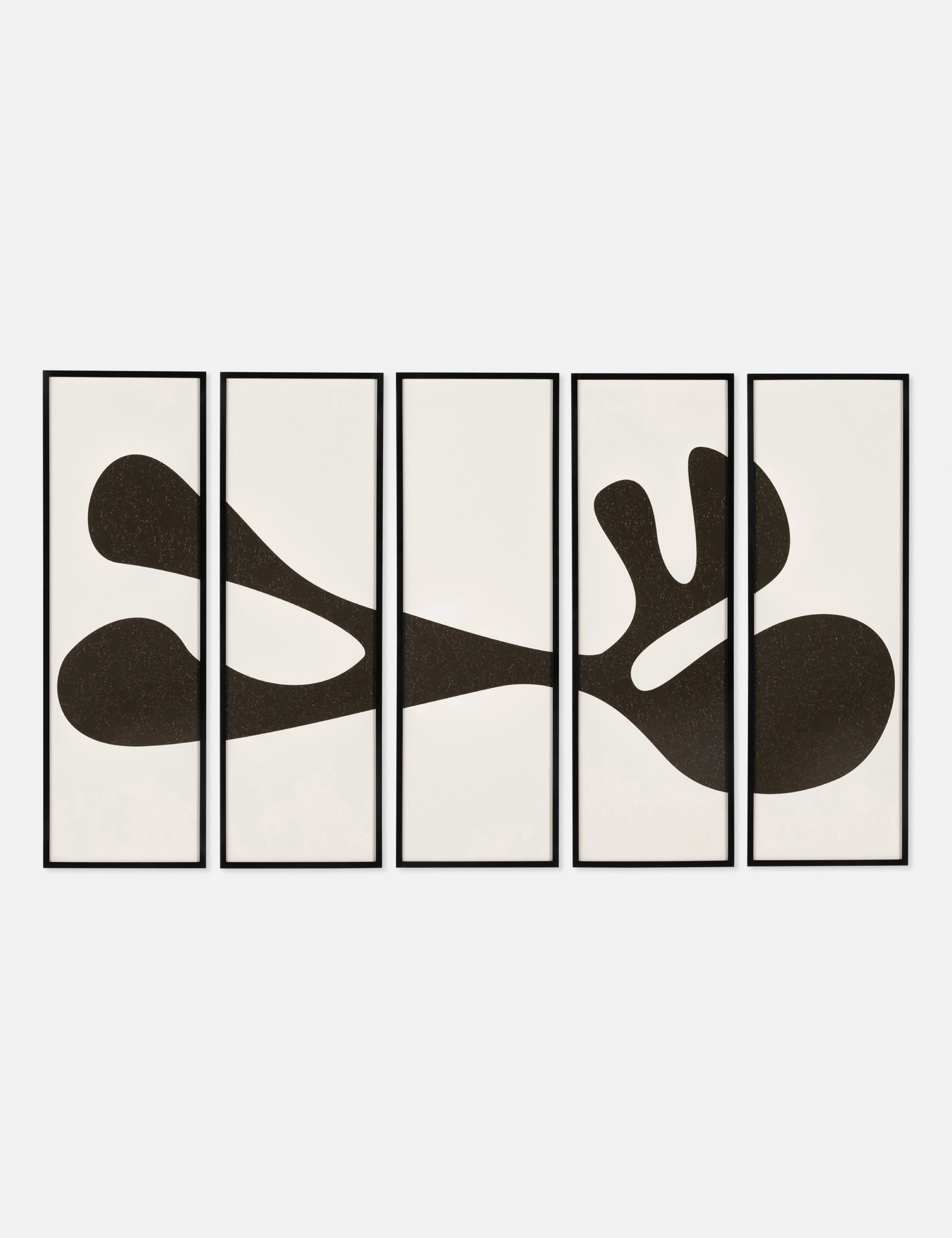 Organic Shape I Wall Art (Set of 5) by FHAS Inhouse 