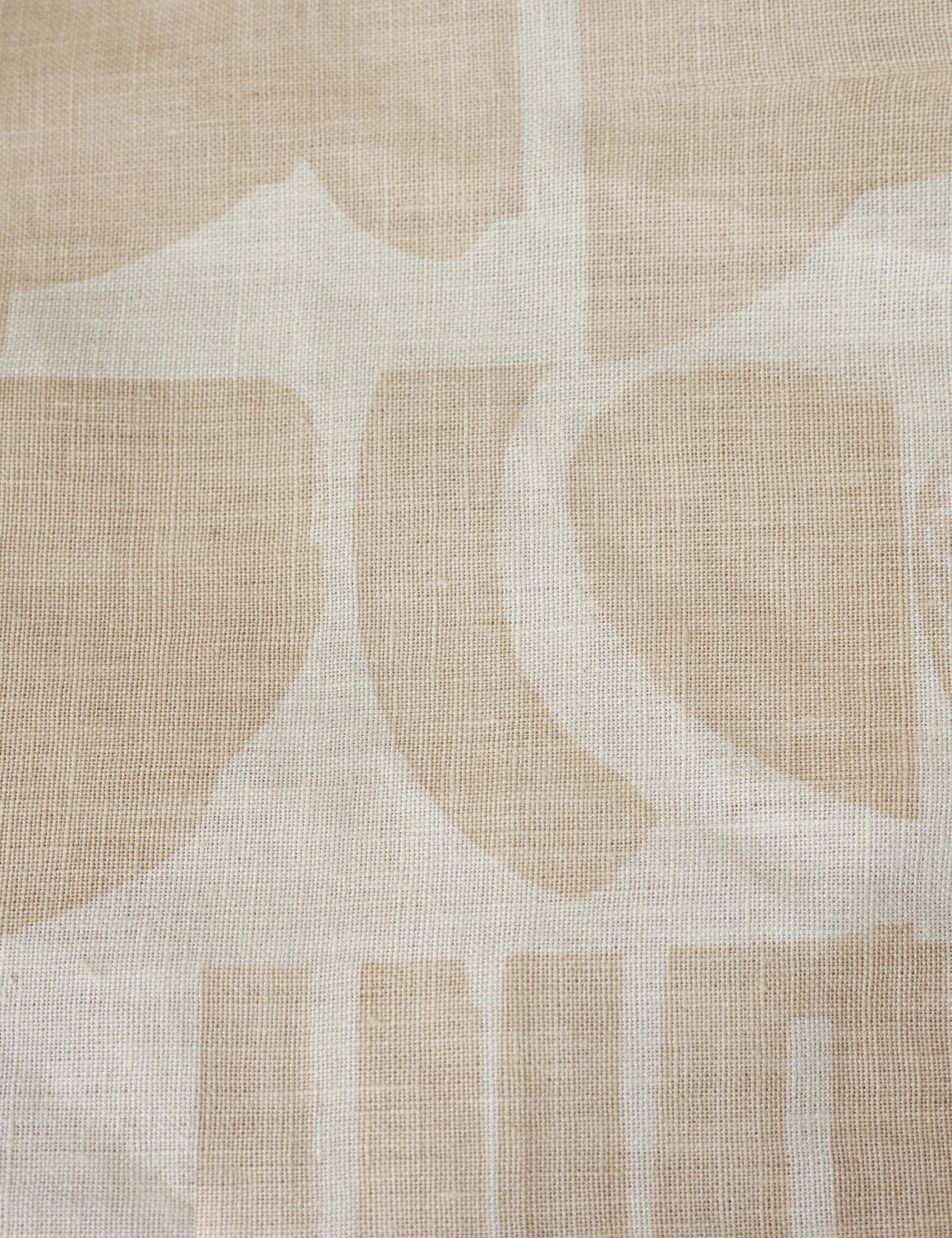 Organic Shapes Linen Fabric by Sarah Sherman Samuel