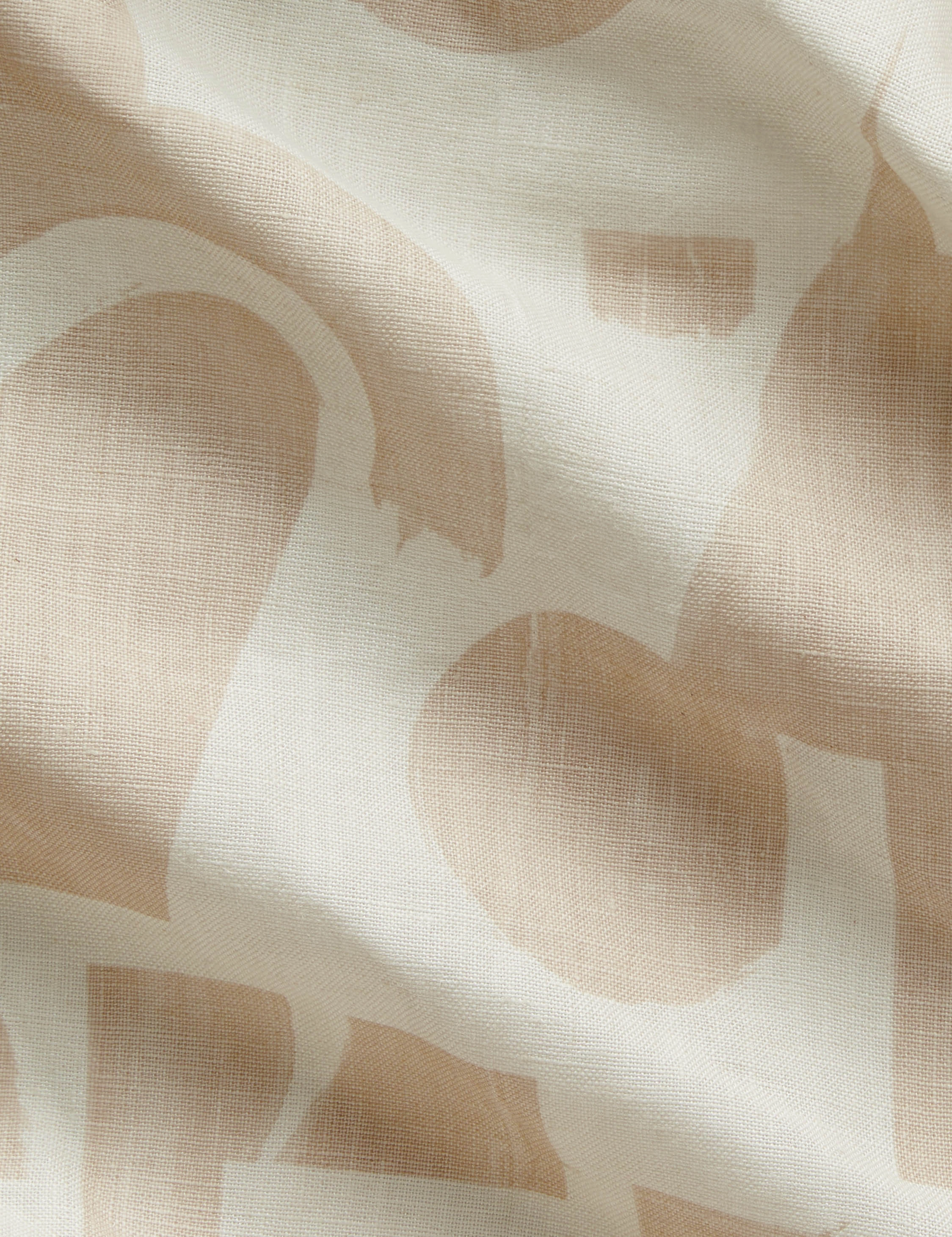 Organic Shapes Linen Fabric by Sarah Sherman Samuel