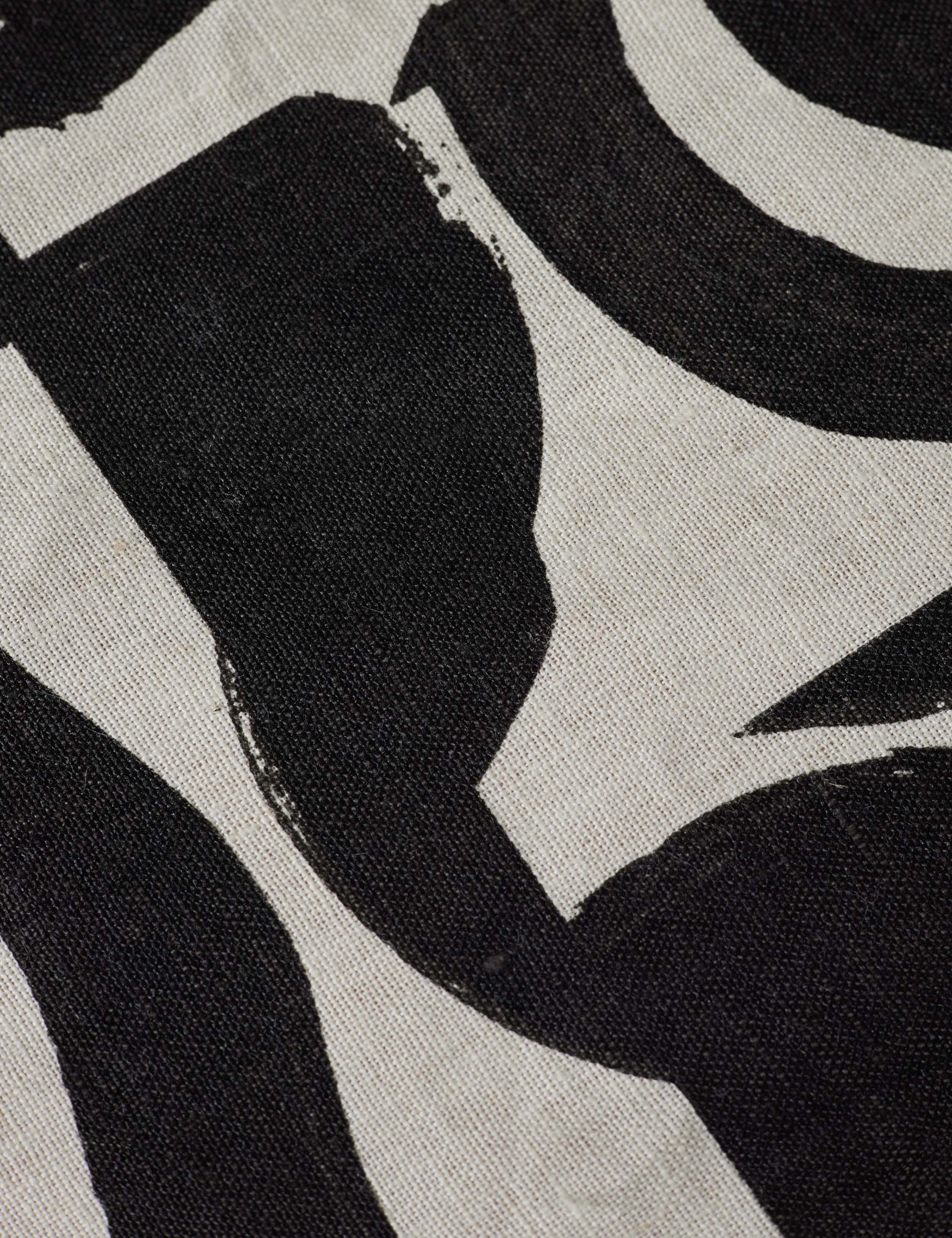 Organic Shapes Linen Fabric by Sarah Sherman Samuel