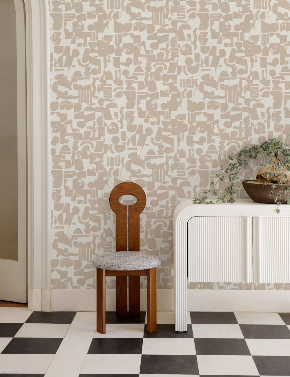 Organic Shapes Wallpaper by Sarah Sherman Samuel