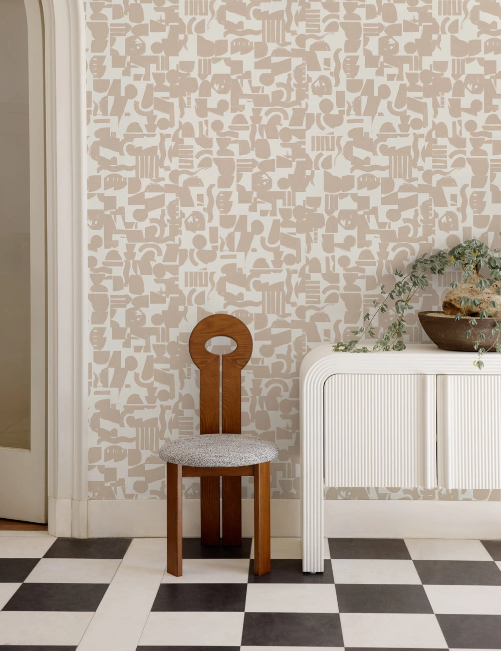 Organic Shapes Wallpaper by Sarah Sherman Samuel
