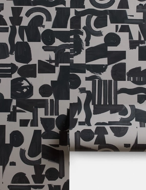 Organic Shapes Wallpaper by Sarah Sherman Samuel 