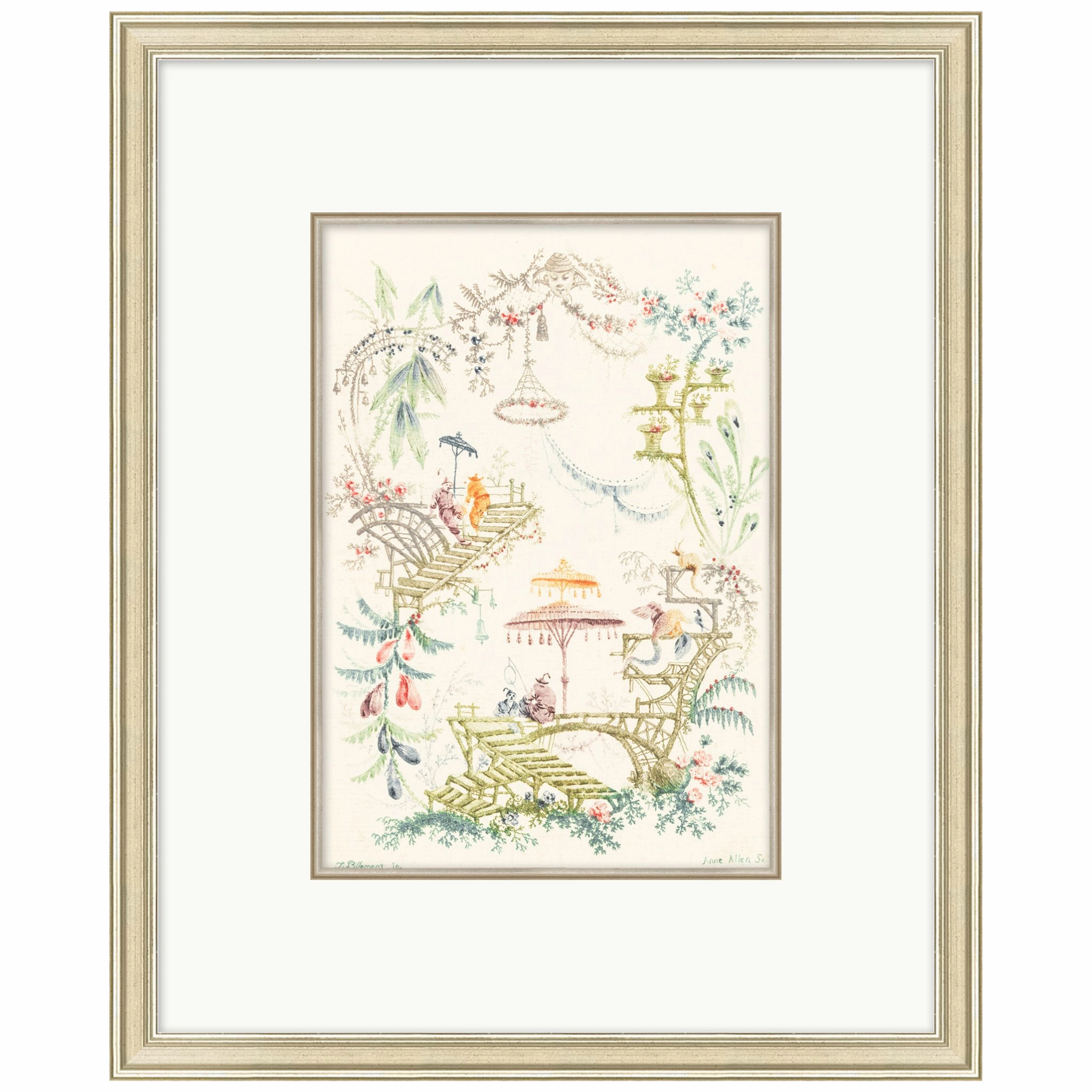 Ornamental Nouveau 1 Framed Wall Art 
