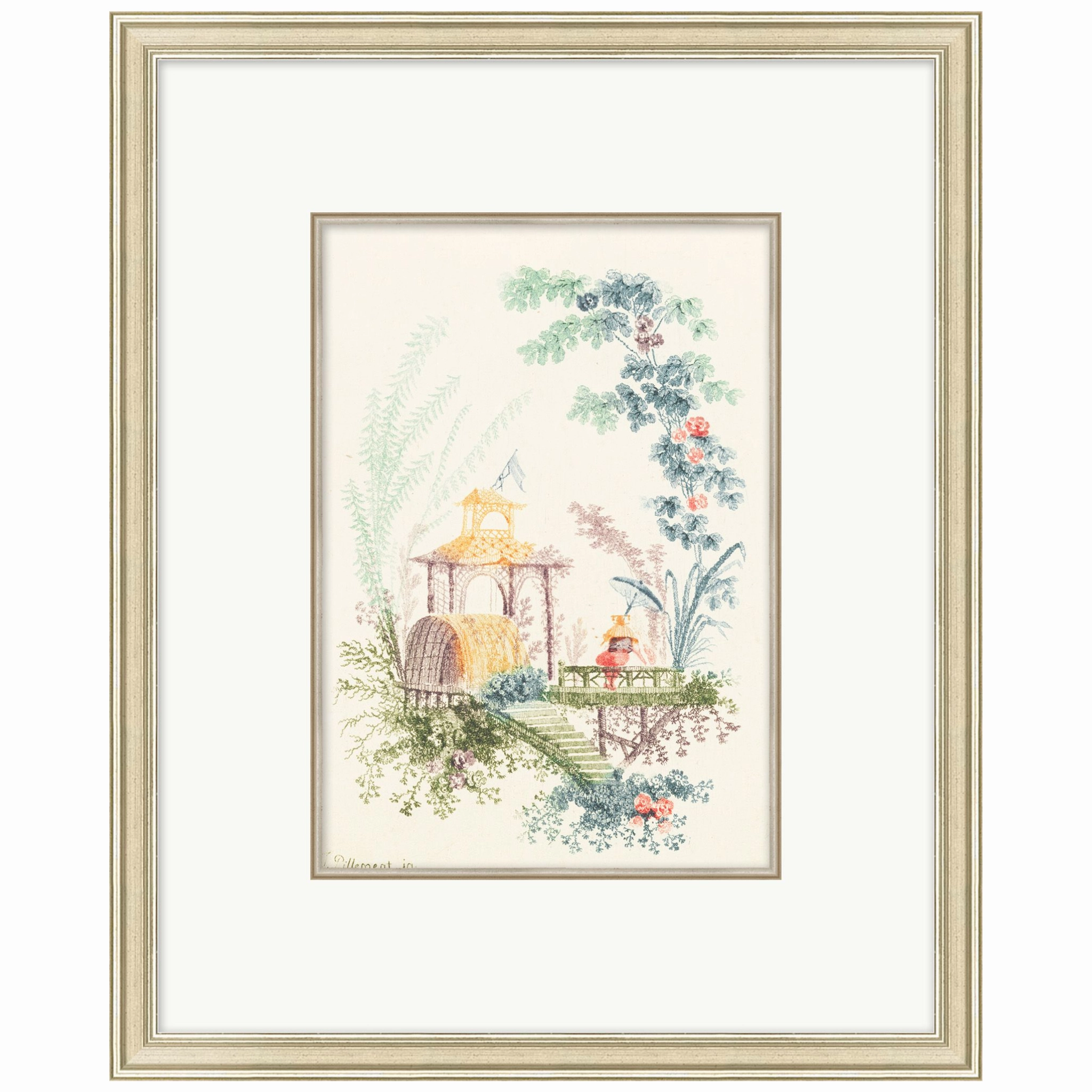 Ornamental Nouveau 3 Framed Wall Art 