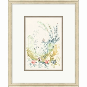 Ornamental Nouveau 4 Framed Wall Art 