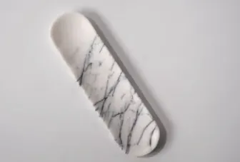 Oval Marble Serving Tray