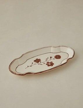 Oval Serving Dish by Stephanie Dawn Matthias 