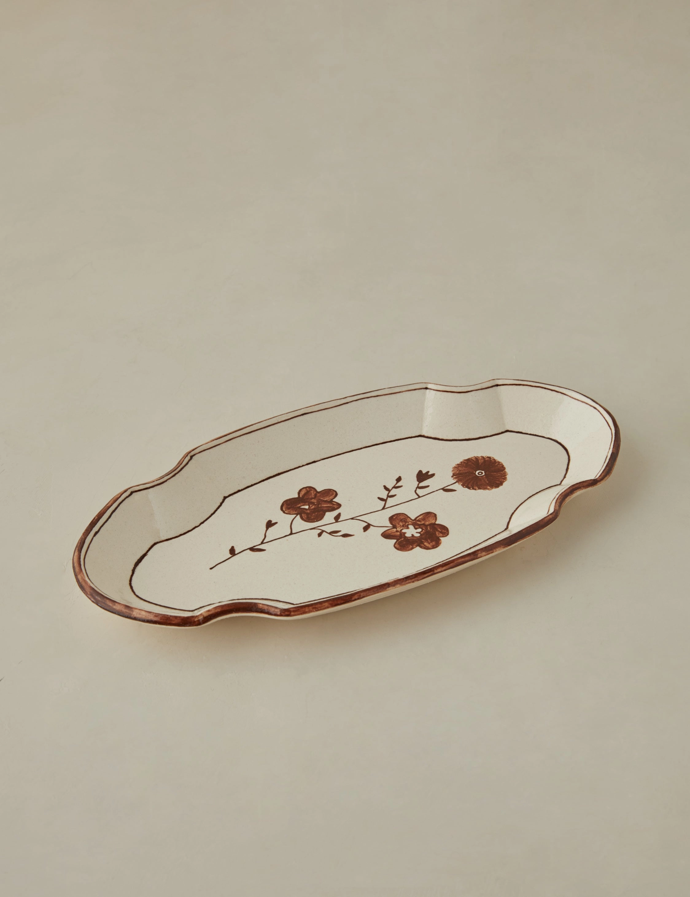 Oval Serving Dish by Stephanie Dawn Matthias 