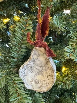 Oyster Shell Ornament 