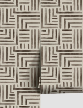 Painterly Labyrinth Wallpaper by Christiane Lemieux 