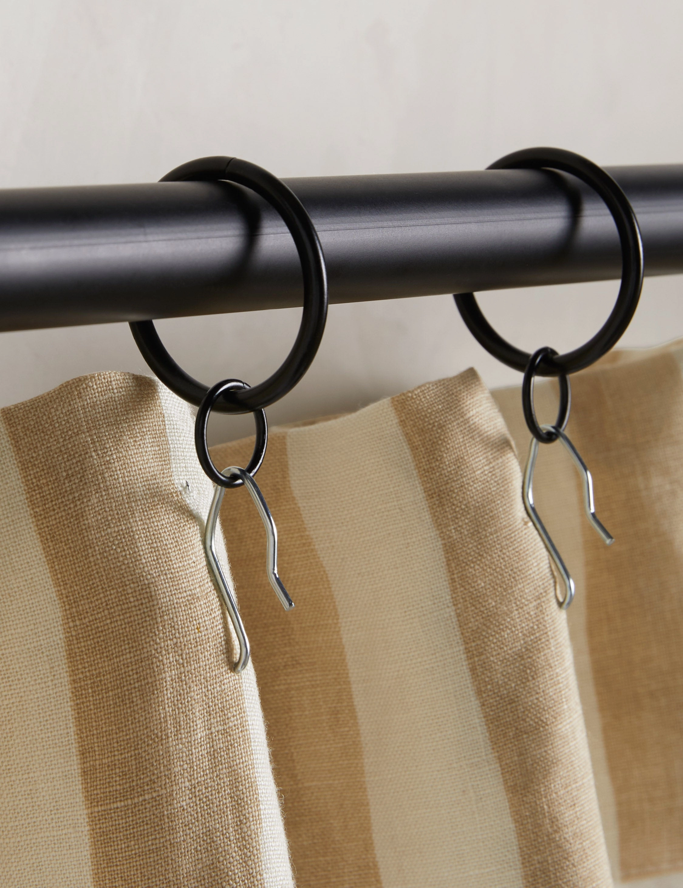 Painterly Stripe Linen Curtain Panel by Sarah Sherman Samuel