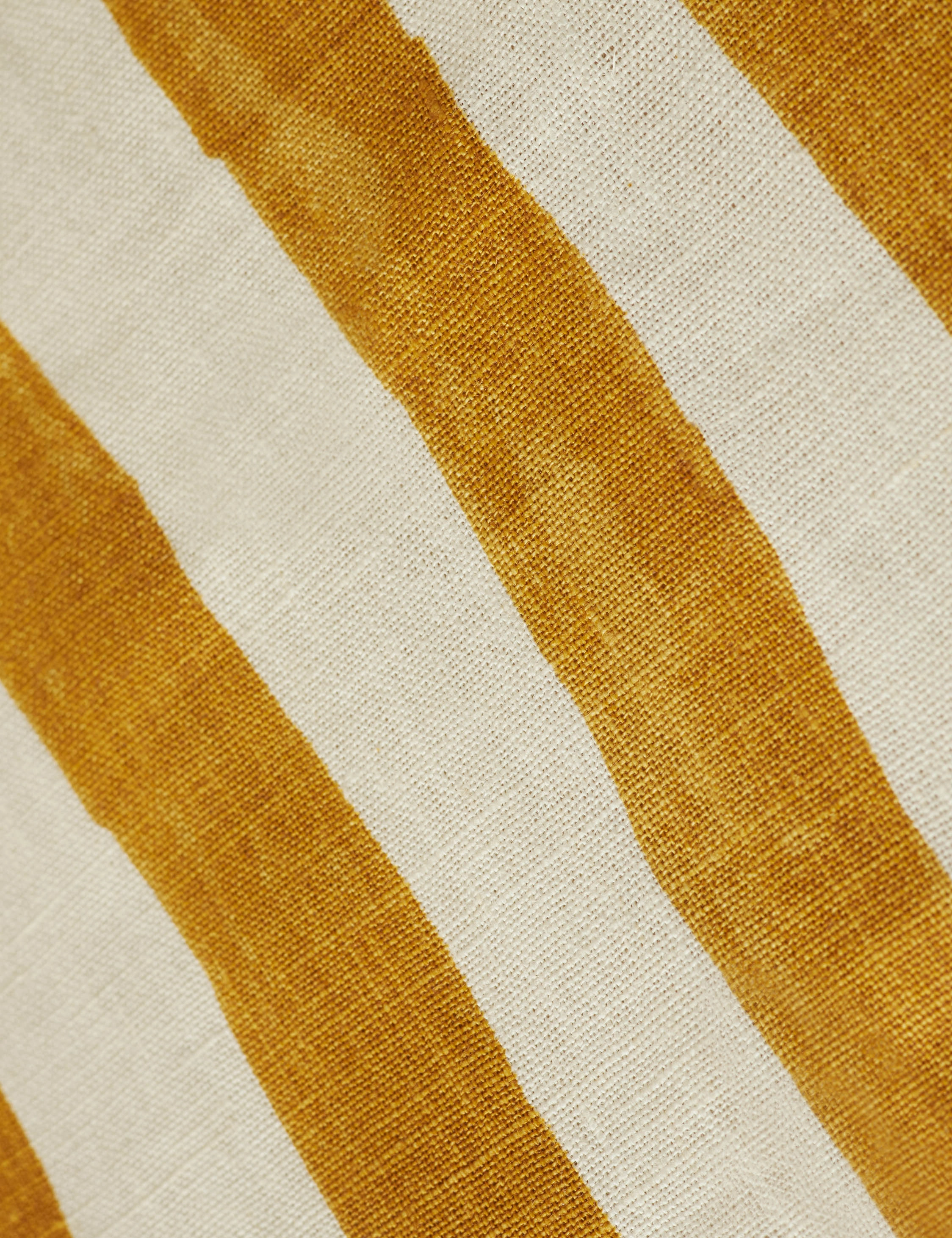 Painterly Stripe Linen Fabric by Sarah Sherman Samuel