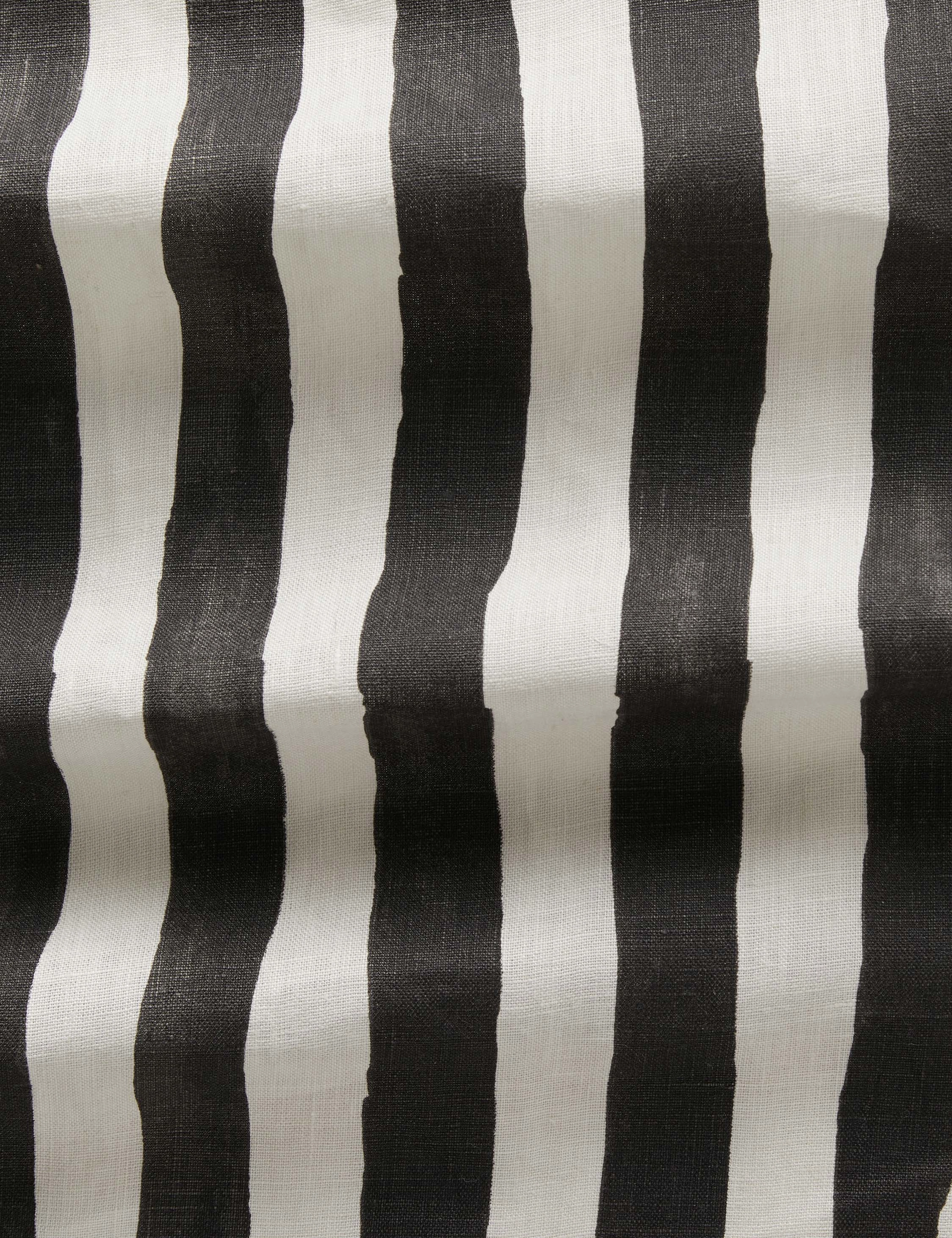 Painterly Stripe Linen Fabric by Sarah Sherman Samuel