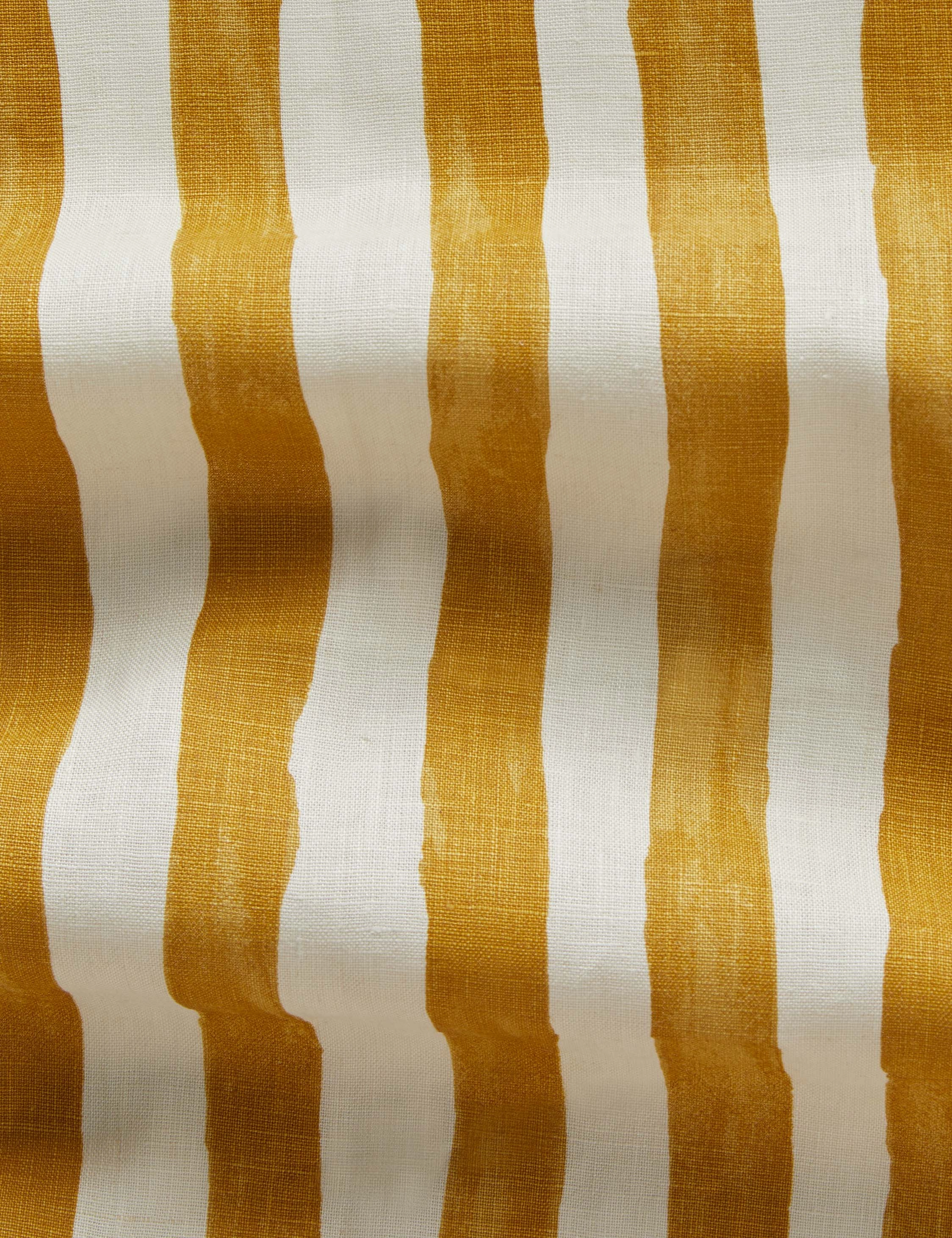 Painterly Stripe Linen Fabric by Sarah Sherman Samuel