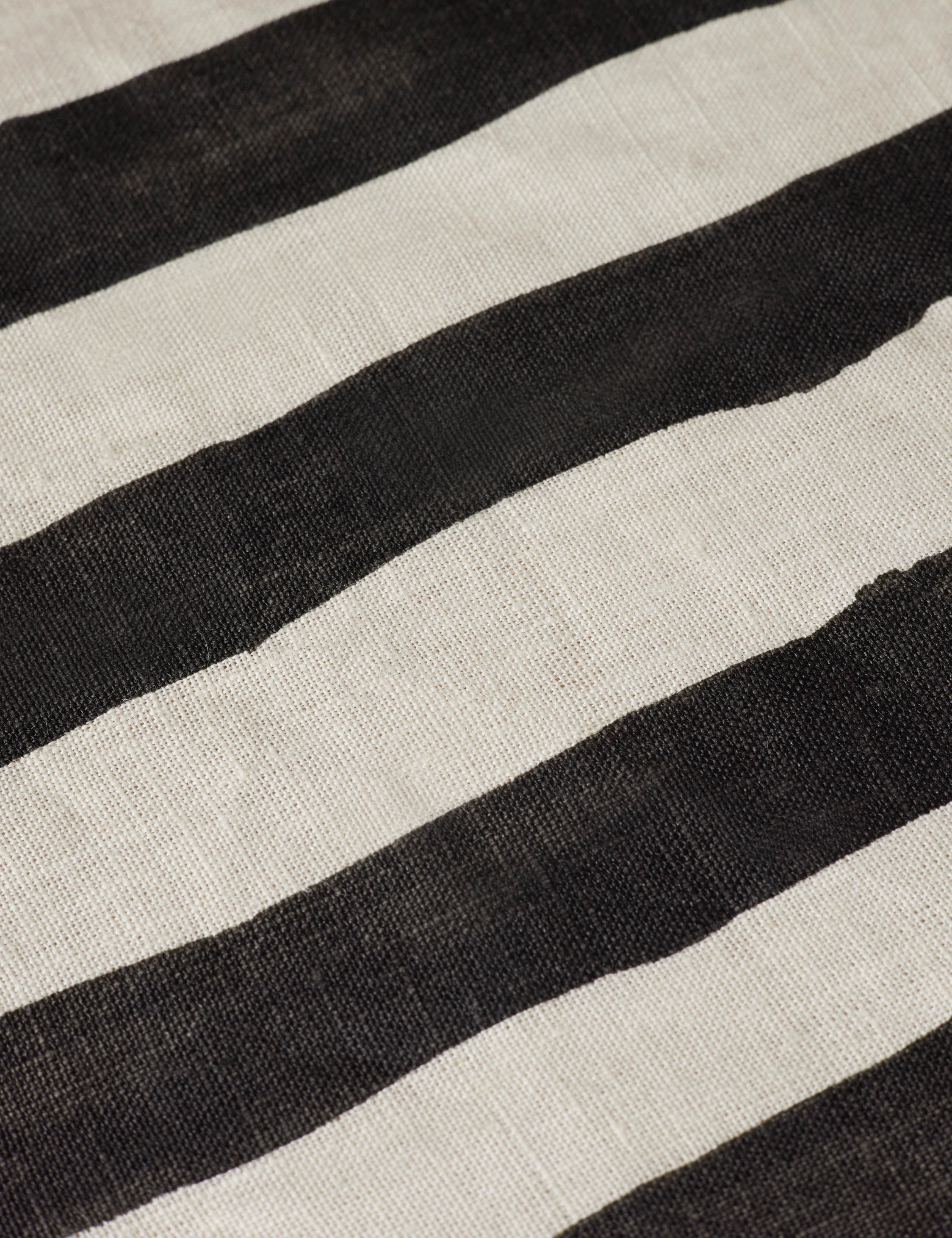 Painterly Stripe Linen Fabric by Sarah Sherman Samuel