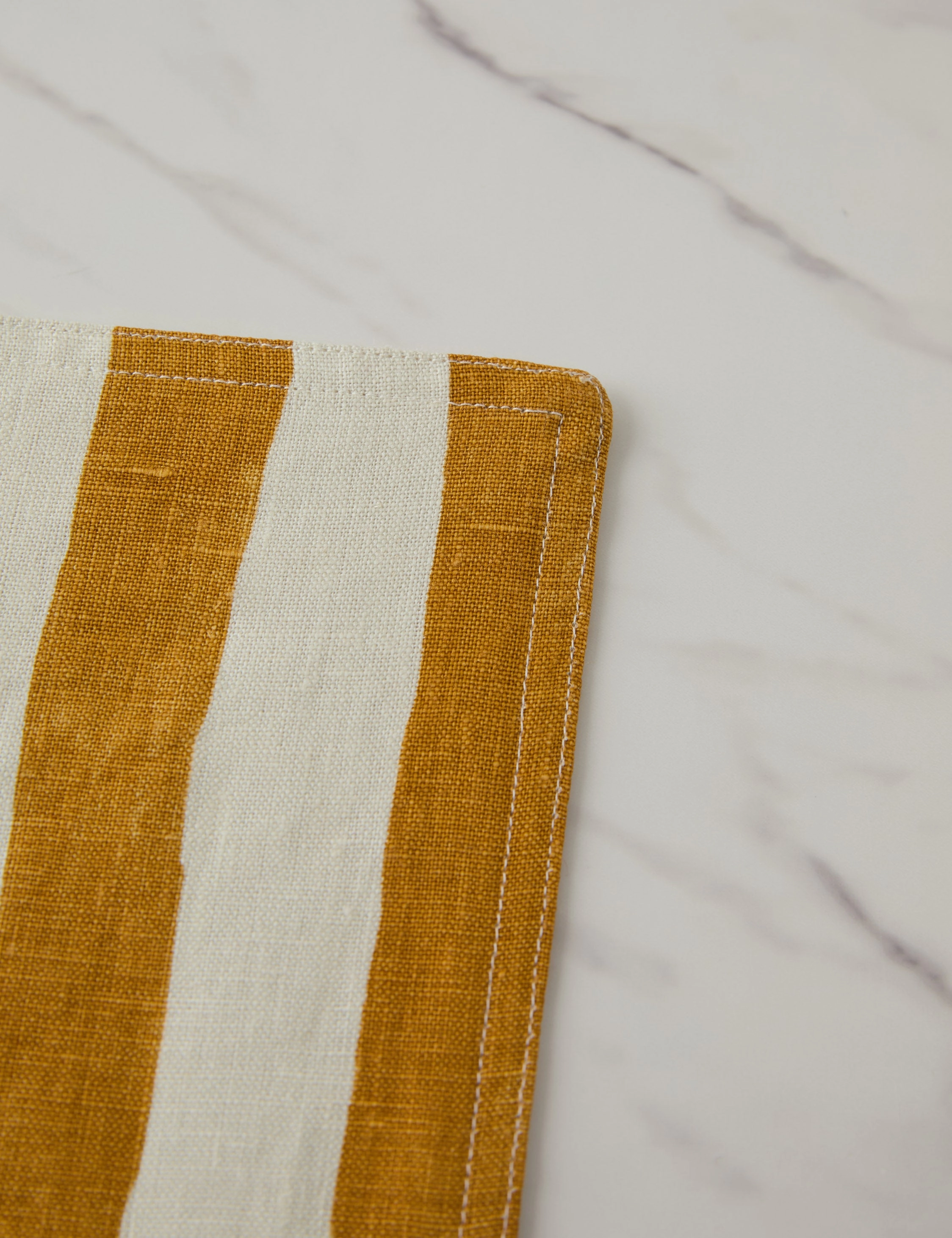 Painterly Stripe Linen Placemats (Set of 4) by Sarah Sherman Samuel