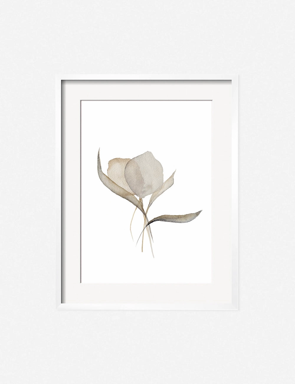 Pale Bouquet Print by Cline Nordenhed