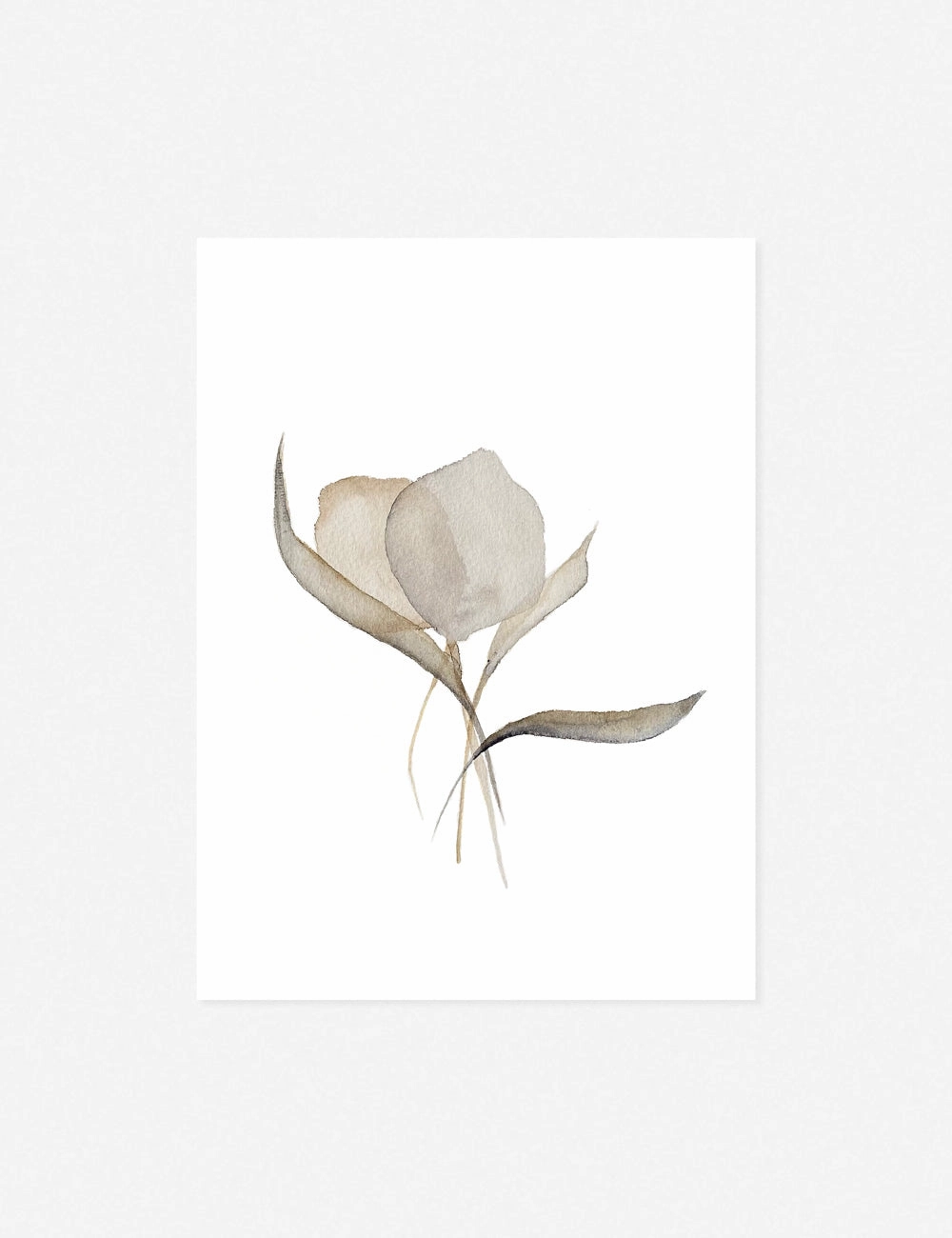 Pale Bouquet Print by Cline Nordenhed