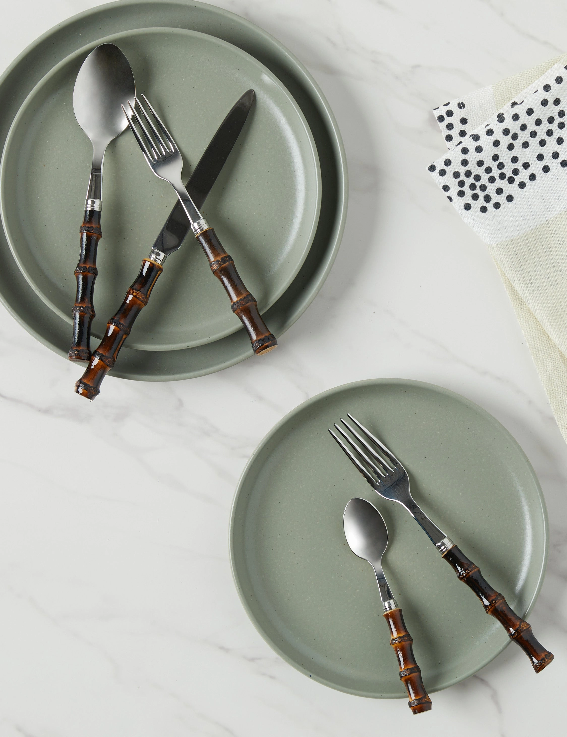 Panda Flatware 5-Piece Set by Sabre