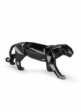 Panther Figurine - Glazed 