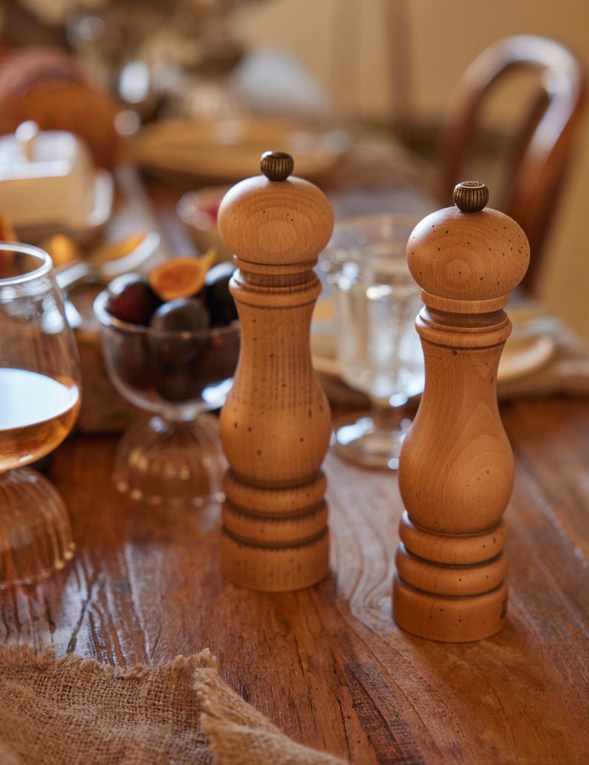 Paris Antique Salt & Pepper Mills by Peugeot Saveurs