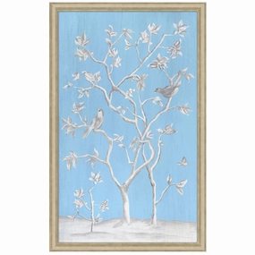 Parlor Birds 1 Framed Wall Art 