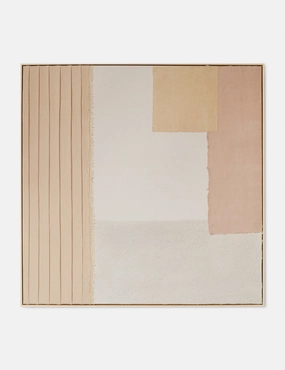 Patchwork Blush Wall Art by Visual Contrast 