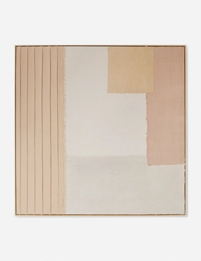 Patchwork Blush Wall Art by Visual Contrast 