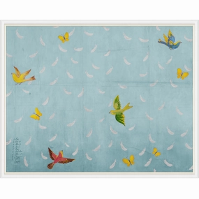 Paule Marrot Blue Feathers 
