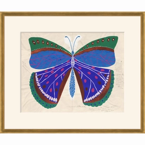 Paule Marrot Butterfly Blue 
