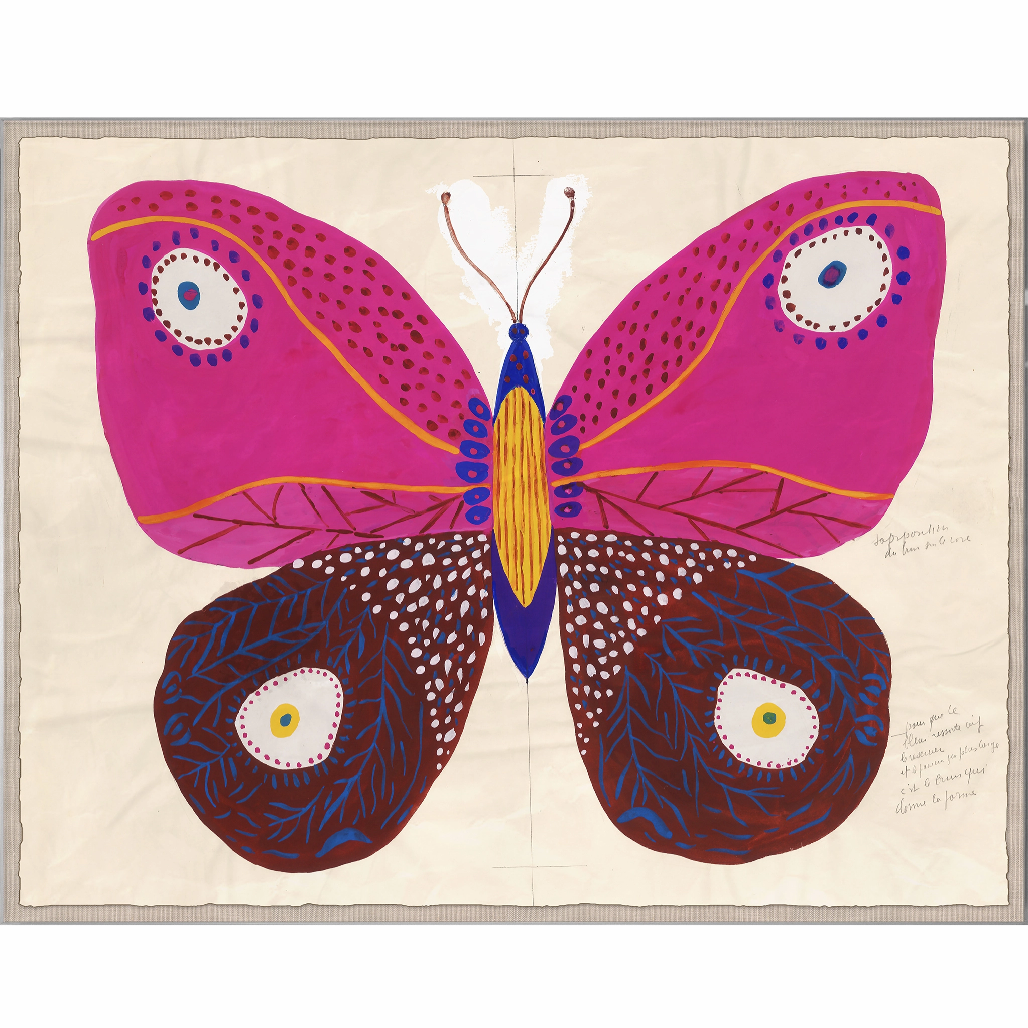 Paule Marrot Butterfly Pink
