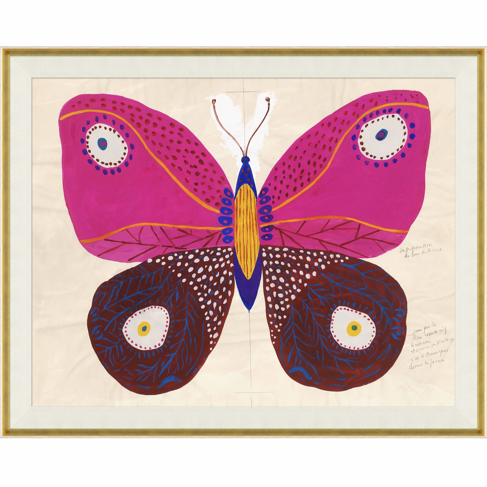 Paule Marrot Butterfly Pink