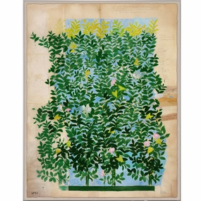 Paule Marrot Green Leaves Acrylic Box 