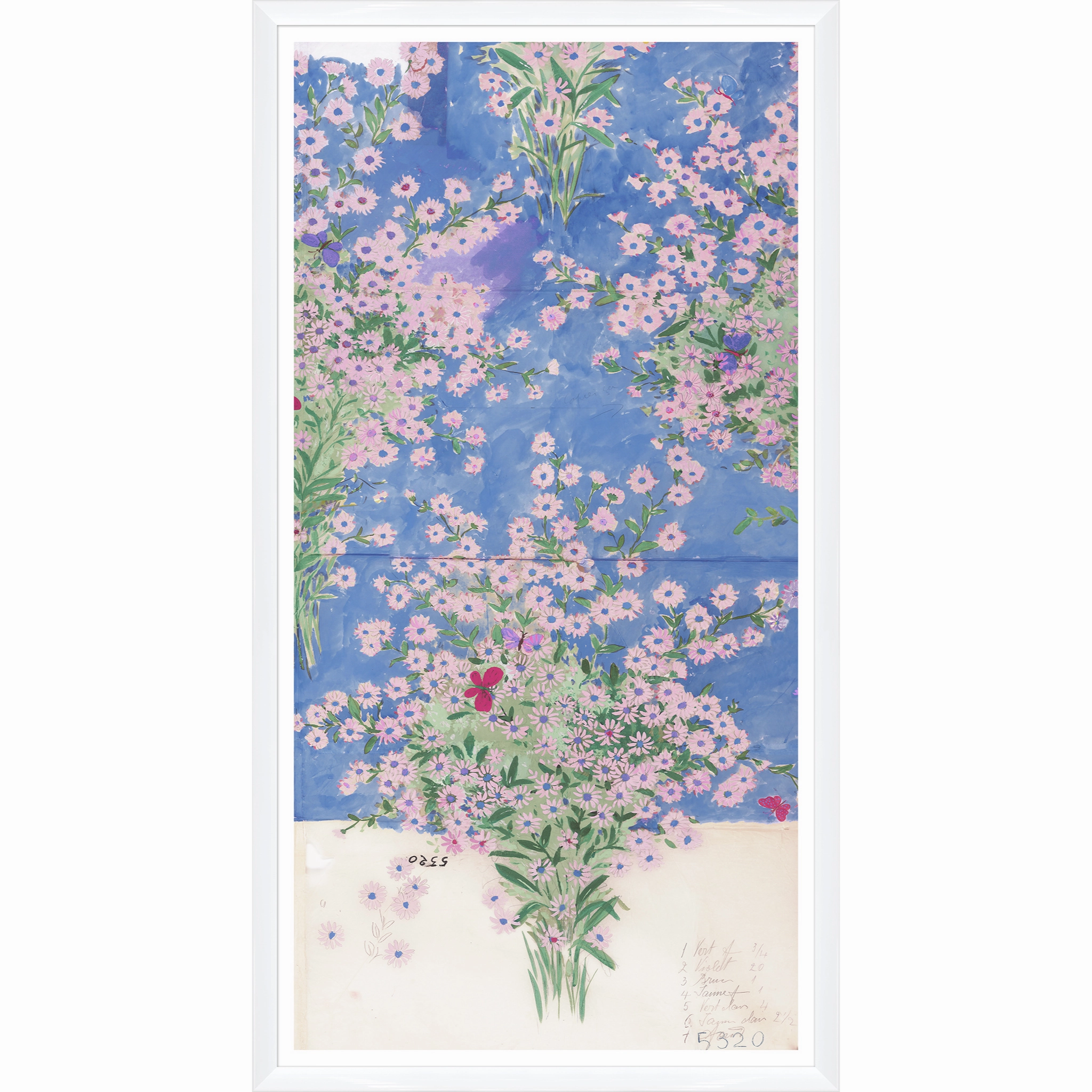 Paule Marrot Papillons et Margeurites (Var. 2)
