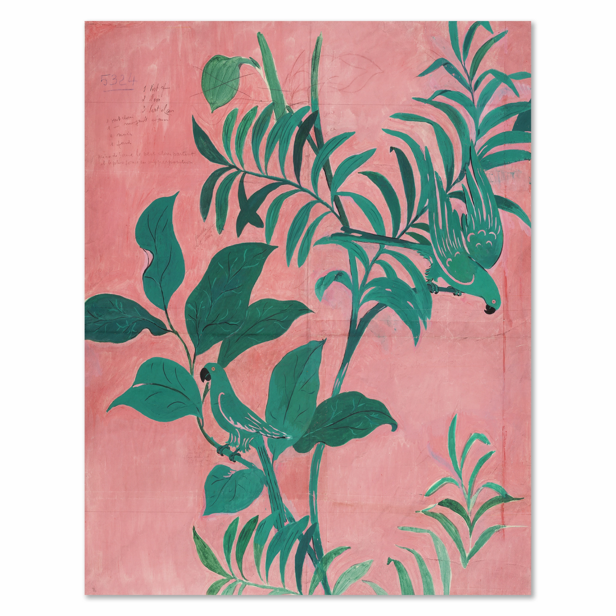 Paule Marrot Pink Birds