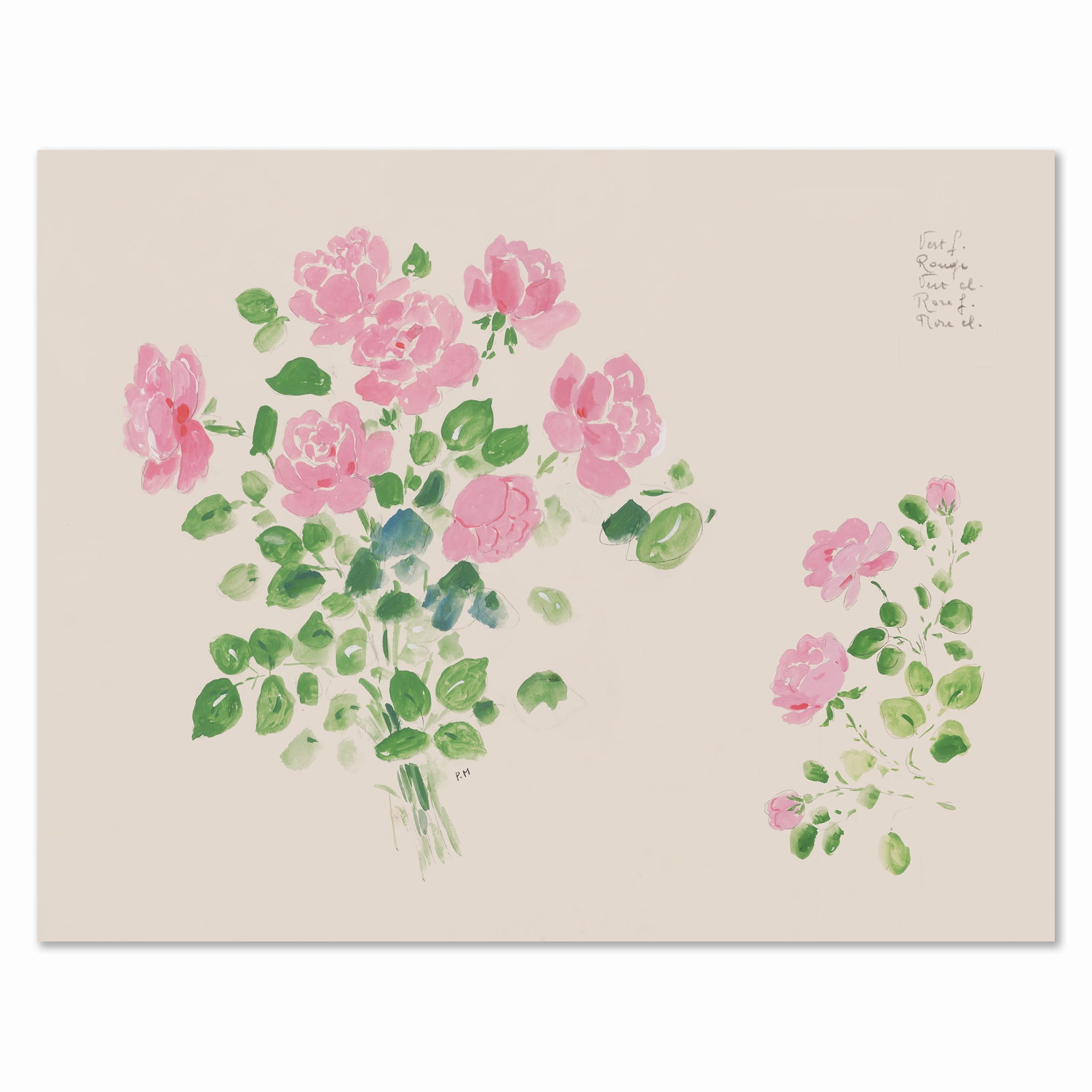 Paule Marrot Rose Bouquet