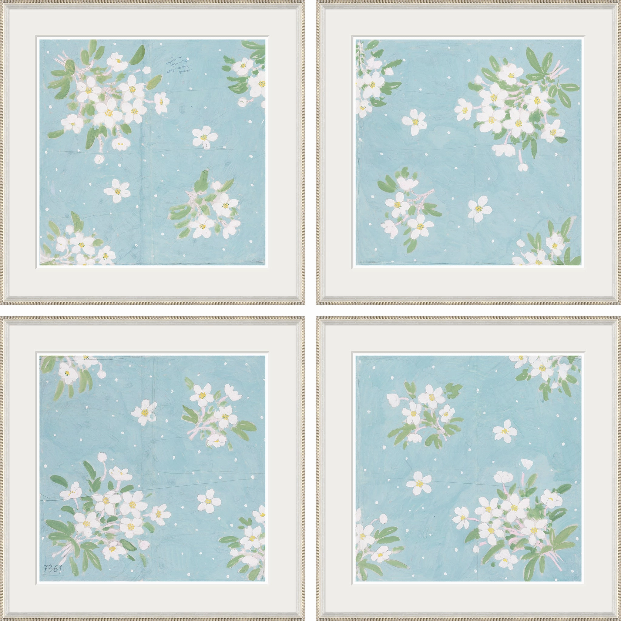 Paule Marrot Roses de Noel I-IV (Var. 1) 