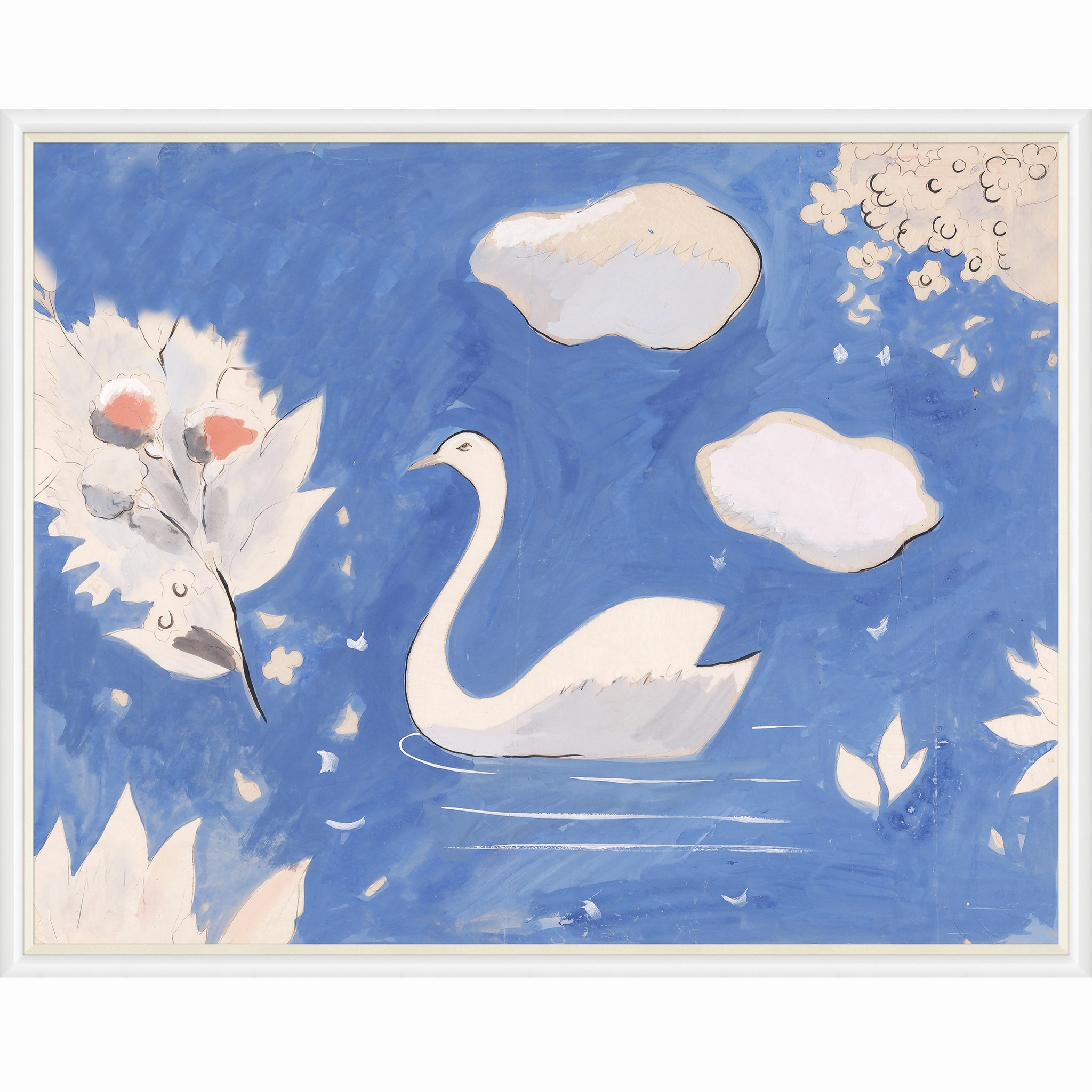 Paule Marrot Swan in Lake 