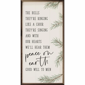 Peace On Earth Wood Framed Print 