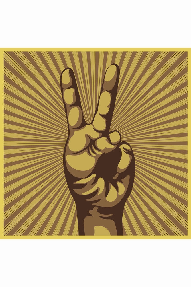 Peace Sign Art Print