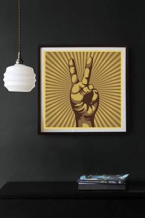 Peace Sign Art Print 